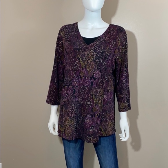 JM Collection 3X layered top - Picture 2 of 6